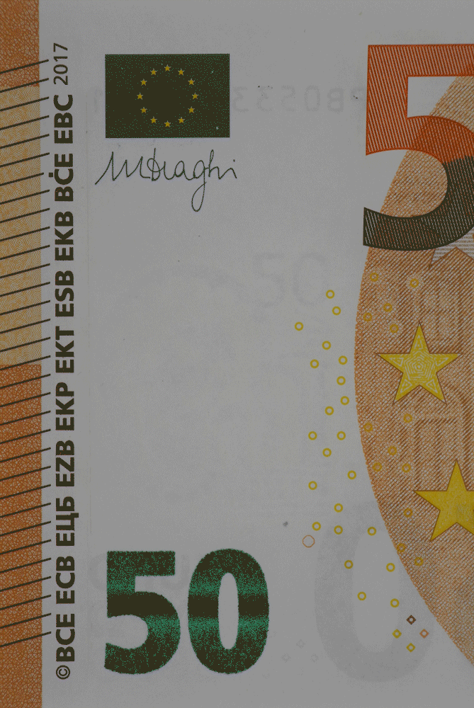 10 Euro prop bill — visible prop marking